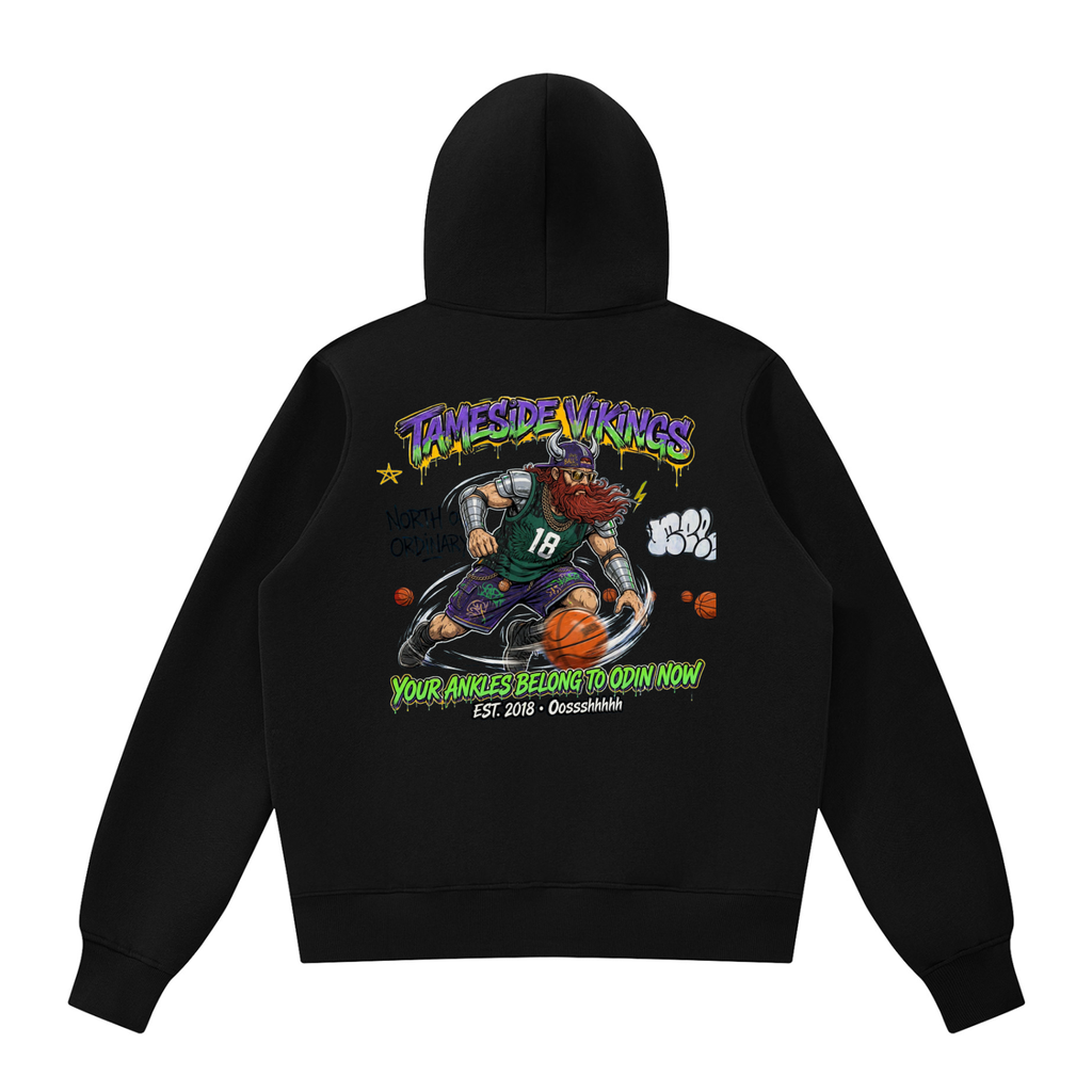 Your Ankles Belong to Odin Now Unisex Fleece Full Zip Hoodie