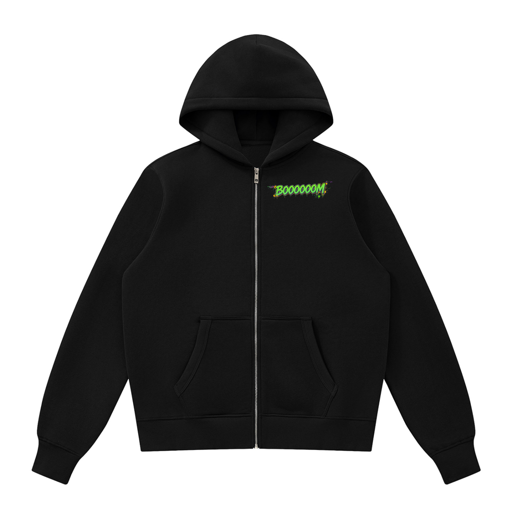 Boom! Unisex Fleece Full Zip Hoodie