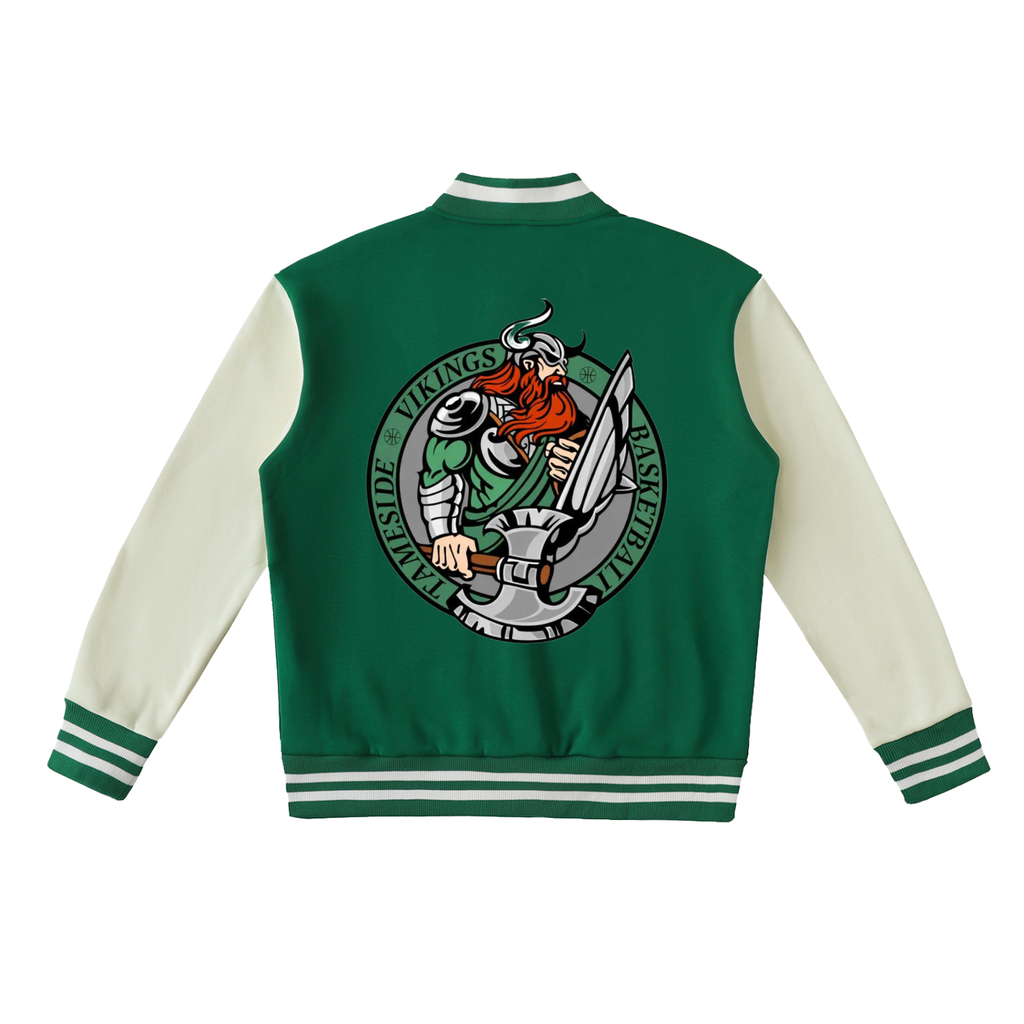 Vikings Fleeced Varsity Jacket
