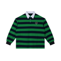 Vikings Long Sleeve Striped Polo