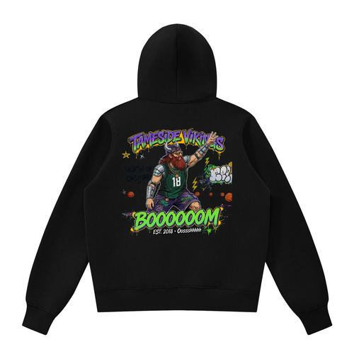 Boom! Unisex Fleece Full Zip Hoodie